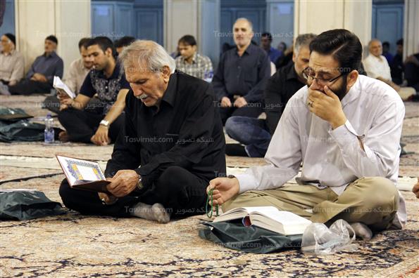 مراسم شب احیا در مهدیه تهران