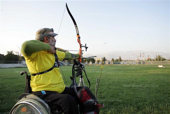 تمرینات تیم ملی تیر و کمان جانبازان و معلولین