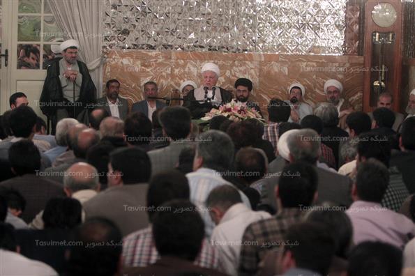 دیدار ائتلاف اصلاح طلبان خراسان با هاشمی رفسنجانی