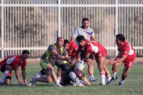 فینال مسابقات لیگ برتر هفت نفره راگبی