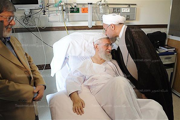 عیادت مجدد رئیس جمهور از رهبر معظم انقلاب