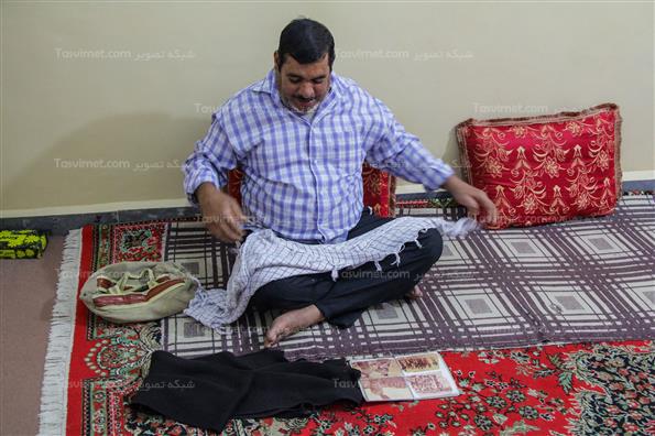 ساعاتی از زندگی یک رزمنده قدیمی