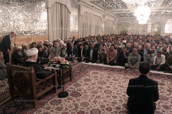 دیدار ائتلاف اصلاح طلبان خراسان با هاشمی رفسنجانی