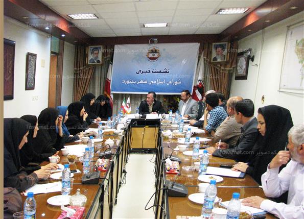 اولین نشست خبری رئیس شورای شهر بجنورد