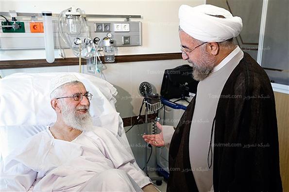 عیادت مجدد رئیس جمهور از رهبر معظم انقلاب