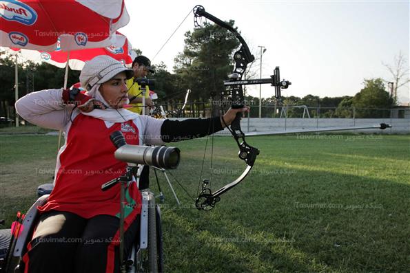 تمرینات تیم ملی تیر و کمان جانبازان و معلولین