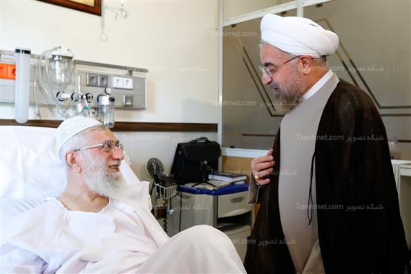عیادت مجدد رئیس جمهور از رهبر معظم انقلاب