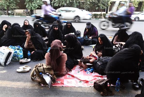 تجمع مربیان پیش دبستانی مقابل وزارت آموزش و پرورش