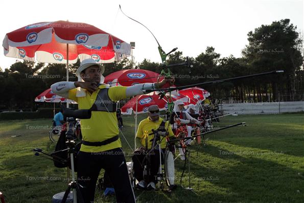 تمرینات تیم ملی تیر و کمان جانبازان و معلولین