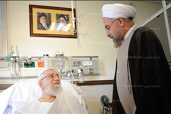 عیادت مجدد رئیس جمهور از رهبر معظم انقلاب