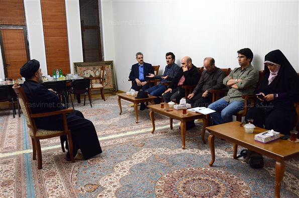 دیدار هیئت رسانه ای با نماینده ولی فقیه در باکو