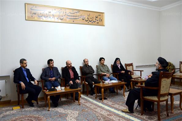 دیدار هیئت رسانه ای با نماینده ولی فقیه در باکو