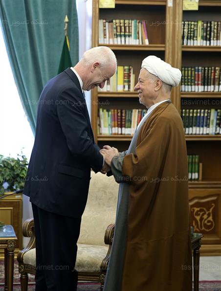 دیدار معاون وزیر خارجه ایتالیا با هاشمی رفسنجانی