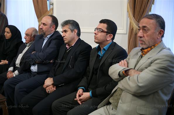 دیدار جمعی از وزنه‌برداران با هاشمی رفسنجانی