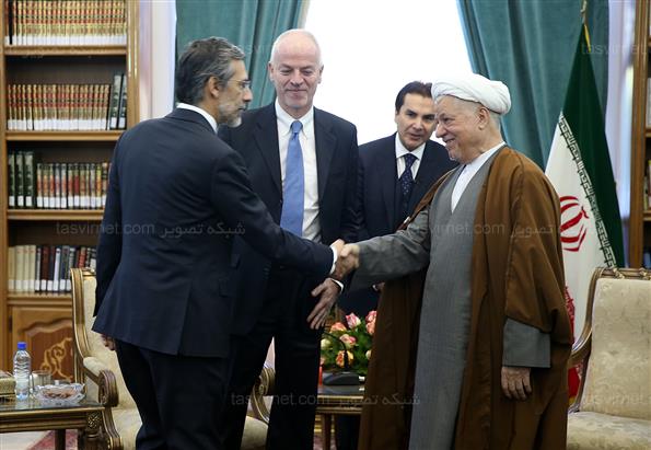 دیدار معاون وزیر خارجه ایتالیا با هاشمی رفسنجانی