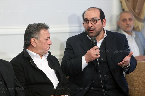 دیدار جمعی از وزنه‌برداران با هاشمی رفسنجانی