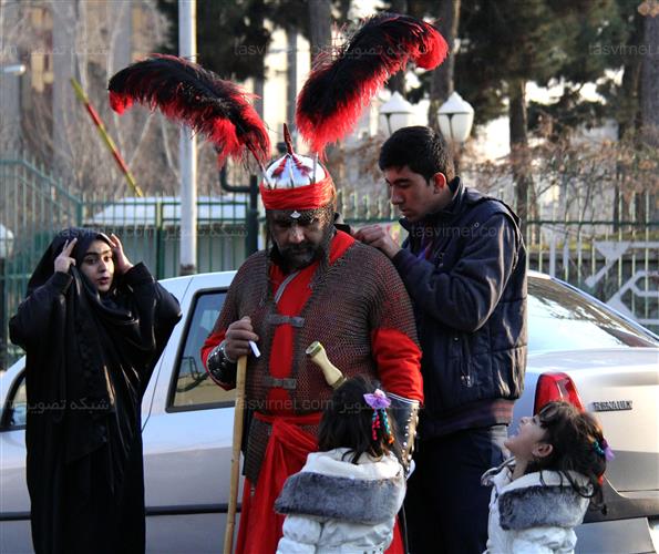 حرکت نمادین کاروان اسیران کربلا در تهران