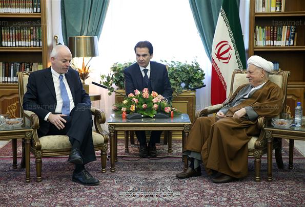 دیدار معاون وزیر خارجه ایتالیا با هاشمی رفسنجانی