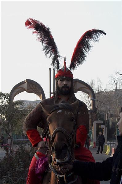 حرکت نمادین کاروان اسیران کربلا در تهران