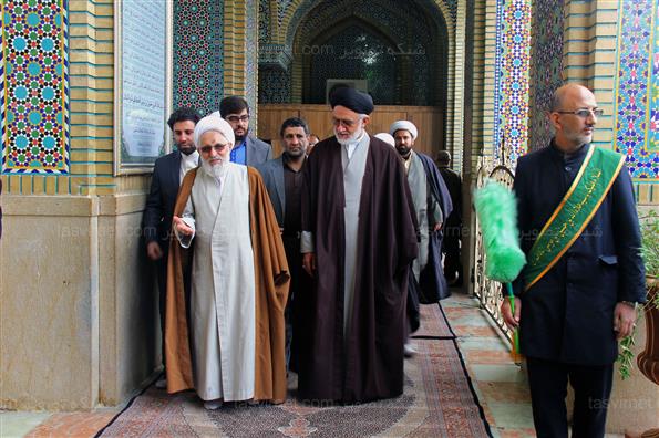 رونمایی از درب طلای حرم سید علاالدین‌ حسین(ع)