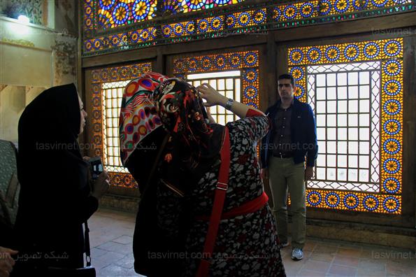 مهمانان نوروزی در ارگ کریم‌خان زند