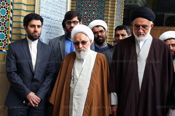 رونمایی از درب طلای حرم سید علاالدین‌ حسین(ع)