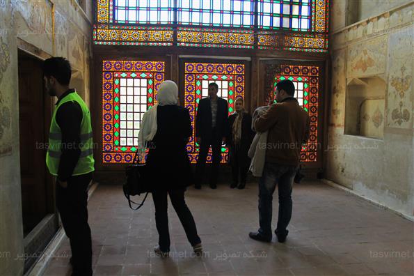 مهمانان نوروزی در ارگ کریم‌خان زند