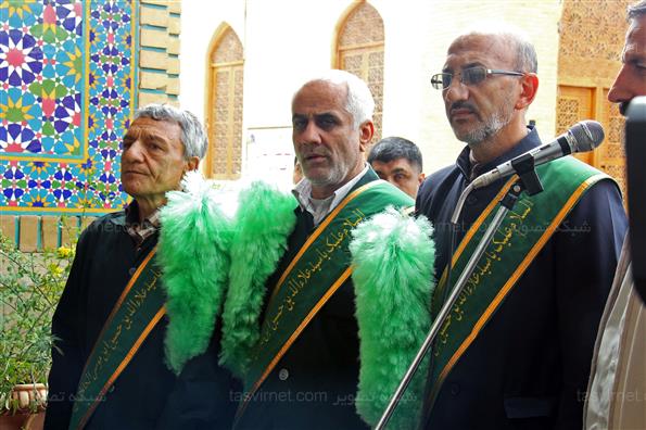رونمایی از درب طلای حرم سید علاالدین‌ حسین(ع)