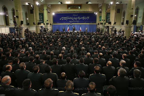 دیدار فرماندهان نیروی انتظامی با مقام معظم رهبری