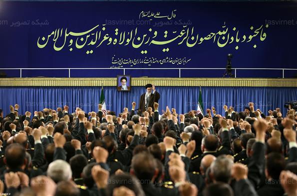 دیدار فرماندهان نیروی انتظامی با مقام معظم رهبری