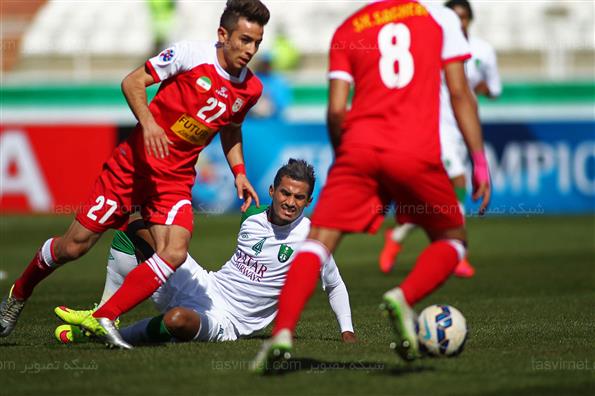 دیدار تیم‌های فوتبال تراکتورسازی و الاهلی عربستان