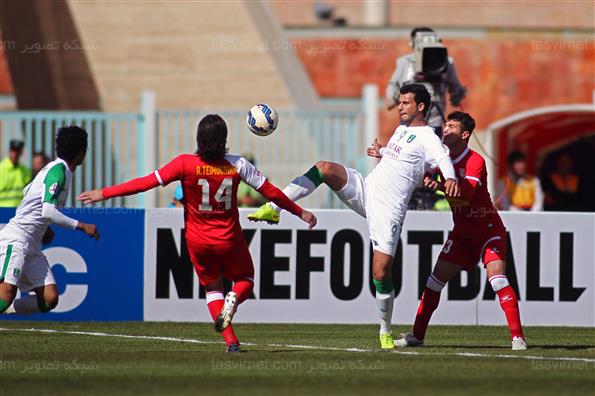 دیدار تیم‌های فوتبال تراکتورسازی و الاهلی عربستان