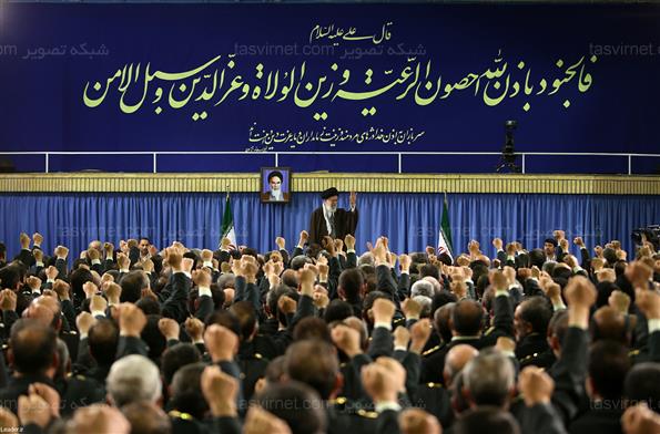 دیدار فرماندهان نیروی انتظامی با مقام معظم رهبری