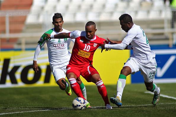 دیدار تیم‌های فوتبال تراکتورسازی و الاهلی عربستان