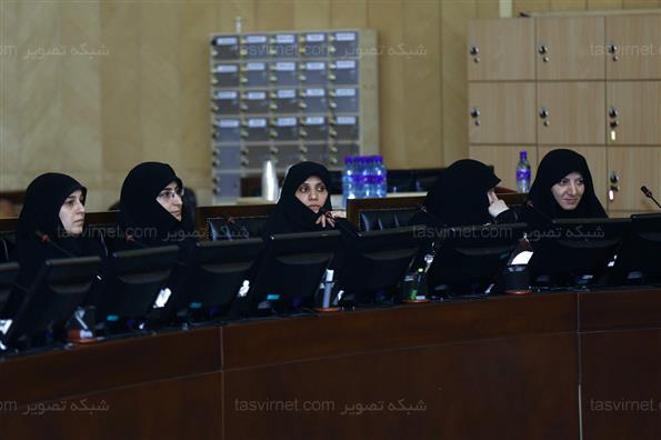 دیدار رئیس مجلس شورای اسلامی  با کارکنان زن مجلس