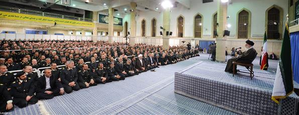 دیدار فرماندهان نیروی انتظامی با مقام معظم رهبری