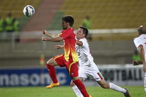 دیدار تیم های فولاد خوزستان و لوکوموتیو تاشکند