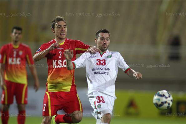 دیدار تیم های فولاد خوزستان و لوکوموتیو تاشکند