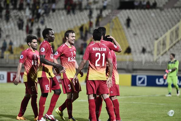 دیدار تیم های فولاد خوزستان و لوکوموتیو تاشکند