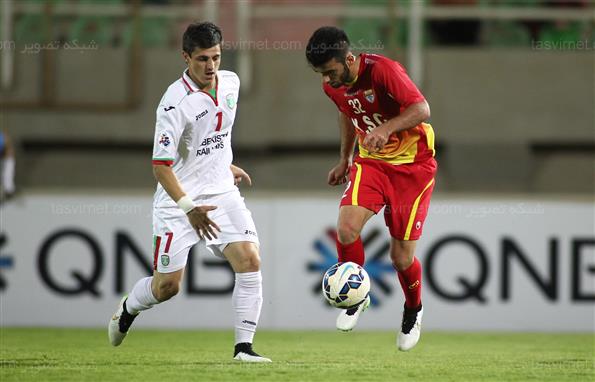 دیدار تیم های فولاد خوزستان و لوکوموتیو تاشکند