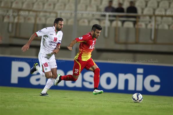 دیدار تیم های فولاد خوزستان و لوکوموتیو تاشکند