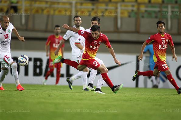 دیدار تیم های فولاد خوزستان و لوکوموتیو تاشکند