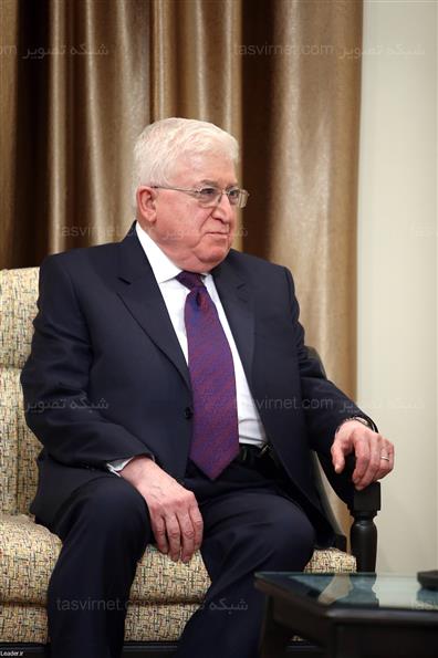 دیدار رییس جمهور عراق با رهبر معظم انقلاب