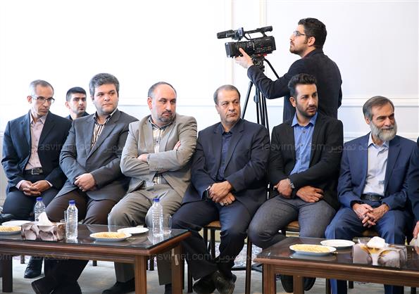 دیدار اعضای تیم ملی و مسئولین فدراسیون وزنه‌برداری