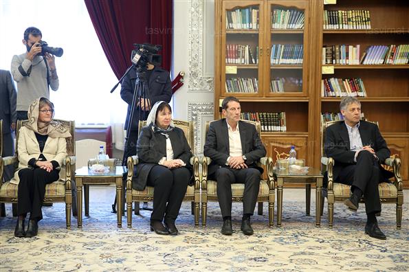 دیدار رئیس مجلس نمایندگان لوکزانبورگ با هاشمی