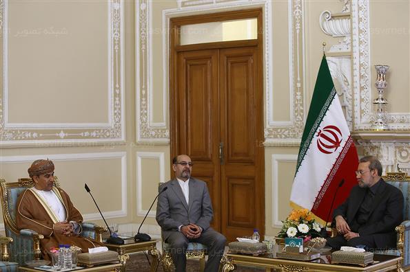 دیدار رئیس مجلس با سفیر عمان