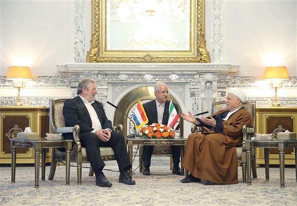 دیدار رئیس مجلس نمایندگان لوکزانبورگ با هاشمی