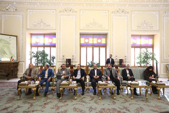 دیدار وزیر امور خارجه دانمارک با علی لاریجانی