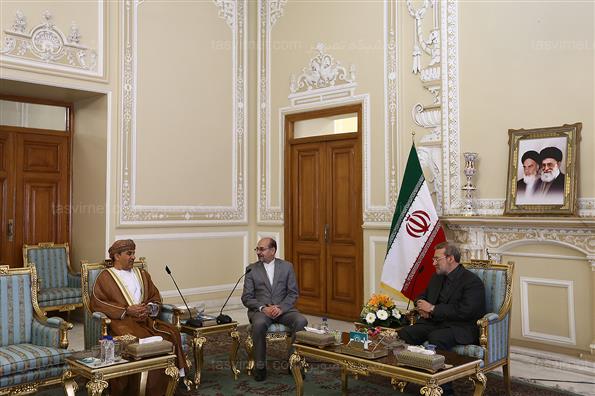 دیدار رئیس مجلس با سفیر عمان