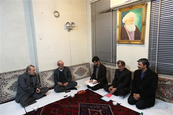 دیدارهای دکتر لاریجانی دراستان قم